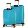 Zoozie Bags Set de maletas de 2 piezas Turquesa